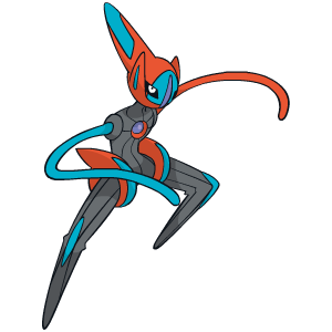 drawing of speed-forme deoxys from pokemon global link